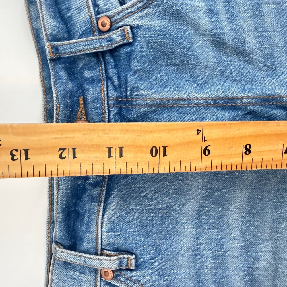 LOFT High Waist Boyfriend Jeans Light Wash Distressed Ripped Denim Womens 28 6 - Picture 10 of 11
